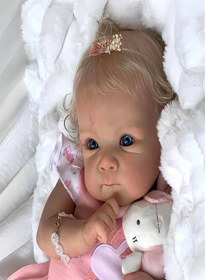 MAIHAO 18-Inch Reborn Baby Dolls Girl Lifelike Baby Dolls Realistic Reborn Doll Girl Soft Body Open Eyes Newborn Real Life Baby Gifts/Toys for Collection & Kids Age 3+ - Image 5
